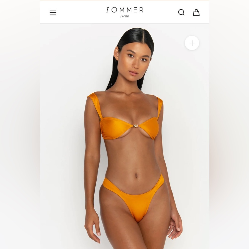 Sommer swim bikini in turmeric